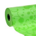 Floristik24 Manžetový papír zelený se vzorem 25cm 100m