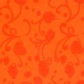 Floristik24 Manžetový papír oranžový se vzorem 25cm 100m