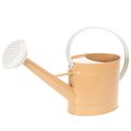 Floristik24 Kovová dekorativní konev na zalévání, vintage vzhled, světle hnědá, 52,5 cm - květináč na dekoraci stolu a letní dekoraci