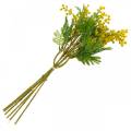 Floristik24 Umělá mimóza žlutá trs umělých rostlin 39cm