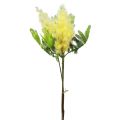 Floristik24 Umělá rostlina stříbrná akát mimóza žlutě kvetoucí 53cm 3ks