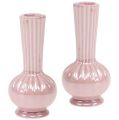 Floristik24 Mini váza perleť růžová Ø5cm H10cm 6ks