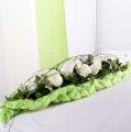 Květinová dekorace na stůl z pěnových cihel zelená 22cm x 7cm x 5cm 10ks
