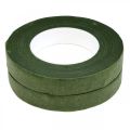 Floristik24 OASIS® Flower Tape, květinová páska, samolepící, mechově zelená š13mm d27,5cm 2ks