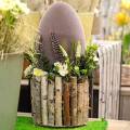 Floristik24 Velikonoční vajíčko se vločkami V25cm Barevná vajíčka Velikonoční dekorace