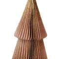 Floristik24 Papírový vánoční stromeček Papírový vánoční stromek Bordeaux H60cm