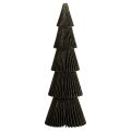 Floristik24 Papírový vánoční stromek Jedle malý černý H30cm