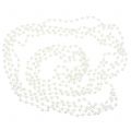 Floristik24 Perlový náhrdelník bílý 7m