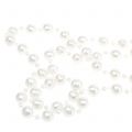 Floristik24 Perlový náhrdelník bílý 7m