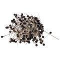 Floristik24 Květinové špendlíky s černou perleťovou hlavičkou, Ø4mm, 40mm, 150 kusů