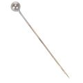 Květinové a dekorační špendlíky s perleťovou hlavičkou, stříbrné, Ø4mm, 40mm, 150 kusů | Floristik24.cz
