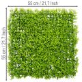 Umělá podložka z buxusu 55x55 cm pro dekorativní nástěnný design | Floristik24.cz