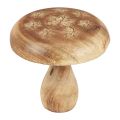 Floristik24 Dřevěná houbová dekorace houbová dřevěná dekorace přírodní podzimní dekorace Ø15cm V14,5cm
