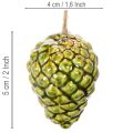 Přívěsky z borových šišek jako podzimní dekorace k zavěšení, 5 cm, 3 kusy | Floristik24.cz