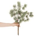 Umělá jedlová větev, velká borovicová větev pro zimní dekoraci, 55 cm, 3 kusy | Floristik24.cz