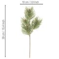Dekorativní svazek umělých borovicových větviček pro aranžmá 39cm 6 ks | Floristik24.cz