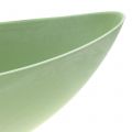 Floristik24 Dekorativní miska, miska na rostliny, pastelově zelená 39cm x 12cm H13cm