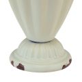 Floristik24 Váza na šálek kovový ozdobný šálek krémově hnědý Ø9cm V13cm