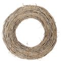 Floristik24 Dekorativní věnec, ratanové větve, bíle natřené, pro kreativní design, 50 cm