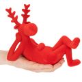 Dekorativní figurka soba, ležící, moderní design, 24 cm, 2 díly | Floristik24.cz