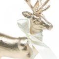 Floristik24 Deco jelen stojící šampaňské dekorace na stůl vánoční 18,5cm 4ks
