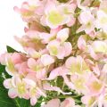 Floristik24 Panicle Hydrangea Růžový hedvábný květ Umělá hortenzie L100cm