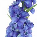 Floristik24 Umělá delphinium modrá, fialová umělá květina delphinium 98cm
