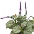 Floristik24 Umělé hedvábné květy, šalvěj ve svazku, šalvěj hedvábný květ fialový L28cm 4ks