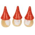 Floristik24 Mini figurka trpaslíka, muchomůrka, dekorace na stůl 10 cm, 6 ks