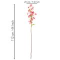 Umělá kvetoucí větvička orchideje Oncidium 112 cm 3 ks | Floristik24.cz