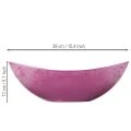 Plastová miska, růžová, 39 cm x 13 cm, V 13 cm | Floristik24.cz