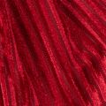 Manšestrová mašle z červeného