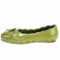 Floristik24 Planter dámská bota keramická zelená 24cm