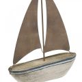 Floristik24 Deco plachetnice dřevěná rez námořní dekorace 16×25cm