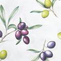Floristik24 Ubrousky s olivami letní dekorace na stůl 33x33cm 20ks