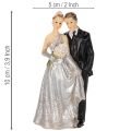 Stříbrná svatební ozdoba pro pár 10cm | Floristik24.cz