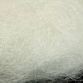 Floristik24 Sisalová tráva bílá, sisalová tráva pro řemesla, řemeslný materiál přírodní materiál 300g