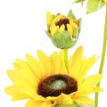 Floristik24 Umělé rostliny umělé slunečnice umělé květiny dekorace žlutá 64cm