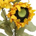 Floristik24 Umělé slunečnice Sunflower Deco Drylook L60cm 3ks