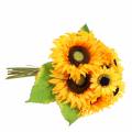 Floristik24 Dekorativní kytice ze svazku slunečnic žlutá 30cm