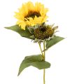 Floristik24 Umělá slunečnice s realistickými listy a květy, 58 cm, 3 kusy