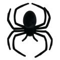 Floristik24 Pavouk černý 16cm vločkovaný