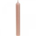 Floristik24 Tyčové svíčky růžové svíčky boho dekorace na svíčku Ø21/170mm 6ks
