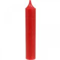 Floristik24 Tyčové svíčky krátké svíčky červená dekorace vánoční Ø21/110mm 6ks