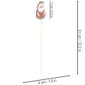 Dekorativní Santa Clausovy kůly na květinová aranžmá a rostliny v květináčích, 31 cm, 12 kusů | Floristik24.cz