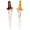 Floristik24 Dekorativní figurka zahradního trpaslíka do květináčů, 16 cm, 2 kusy