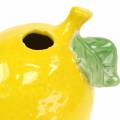 Floristik24 Kameninová váza Lemon Yellow 10cm