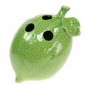 Floristik24 Kameninová váza Lemon Lime Green 15cm