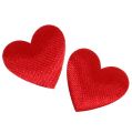Floristik24 Látkové srdce na sypání červené 800 kusů