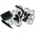 Floristik24 LED solární pohádková světla zahradní dekorace černá 350cm 8LED